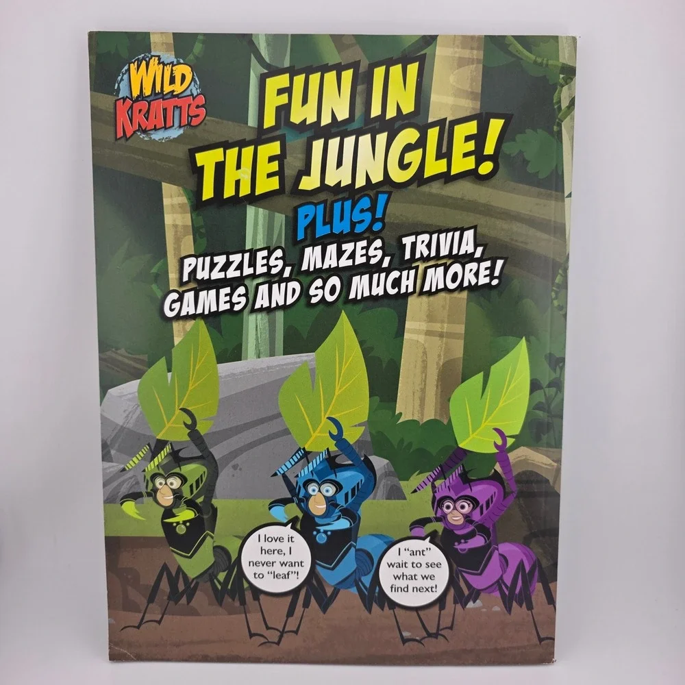 Wild Kratts Journey‎ to the Jungle Interactive Educational Activity Magazine